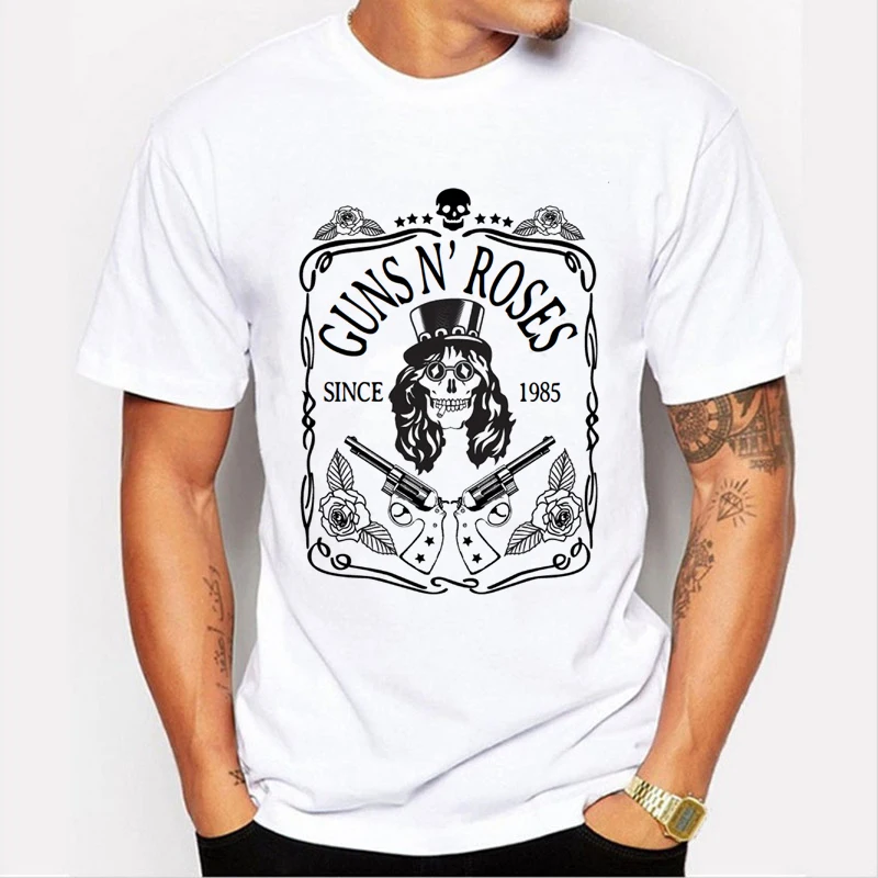 Compra Guns n roses camisetas online al por mayor de China