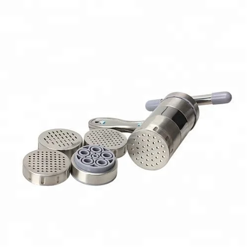 Manual Pasta Maker Machine Noodles Press Machine Stainless Steel Hand Crank Spaghetti Fettuccine Noodle Dough Press Machine