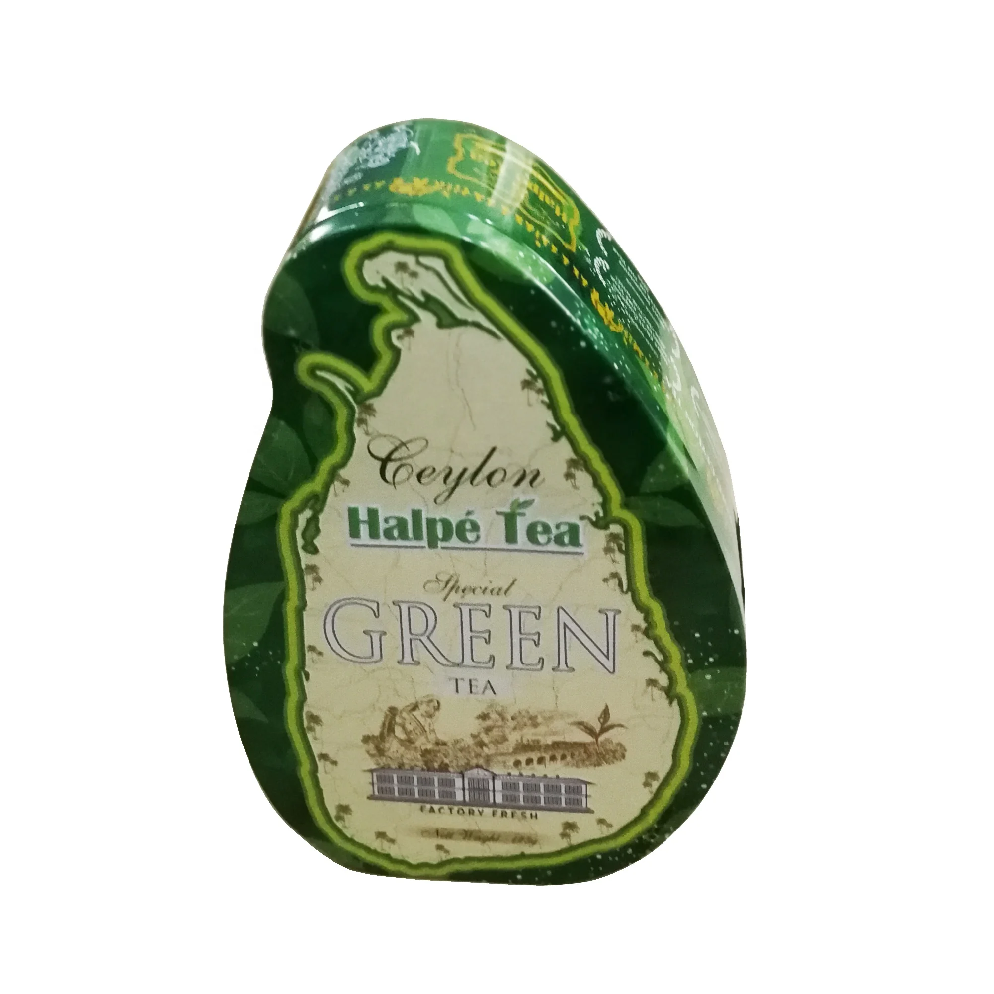 new Special shaped tin box for cookies and tea packaging