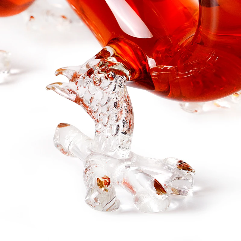 Fancy Liquor Empty Wholesale Unique Shaped Wine Glass Dragon Wine Bottles