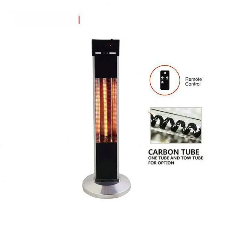 Portable electric far infrared carbon fiber outdoor heater