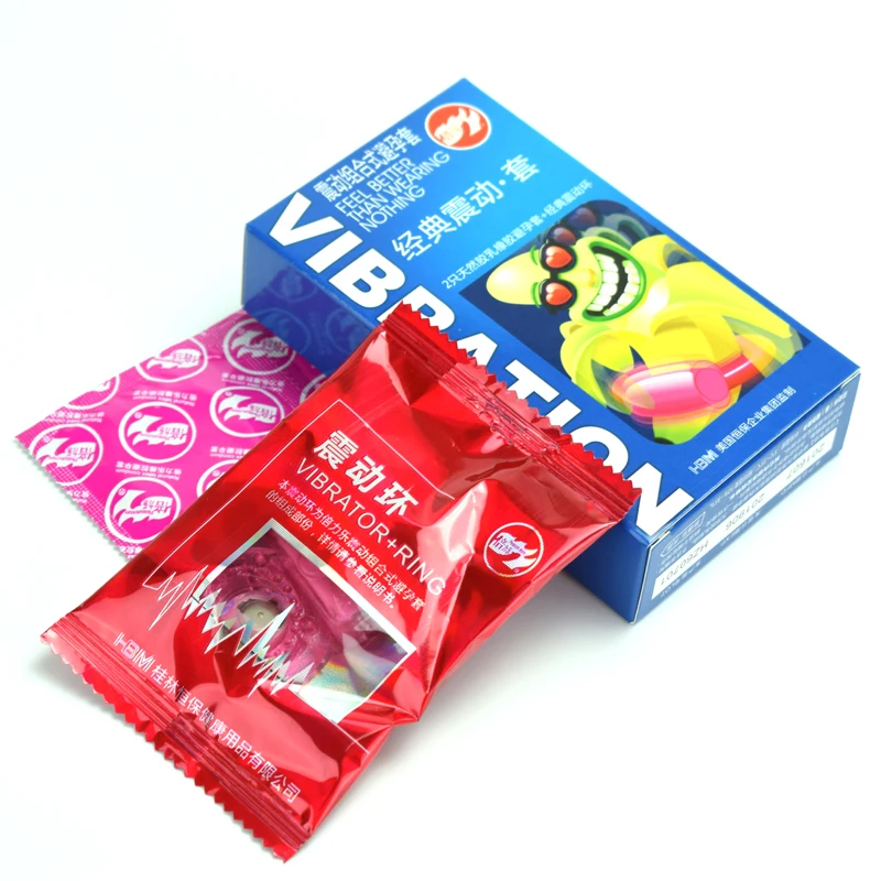 
big lubricate vibrating ring best selling latex condom for men 