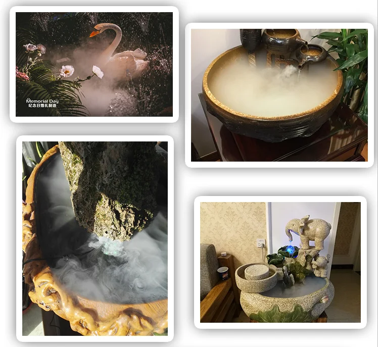 Hot Selling Pond Square Shape Humidifier ultrasonic industrial humidifier Decorative Mist maker