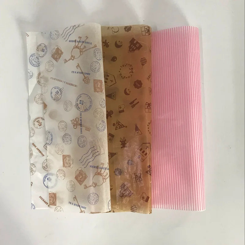 Customized design Burger paper wrap