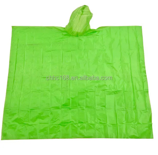 Promotional Disposable Printing PE Raincoats in ball