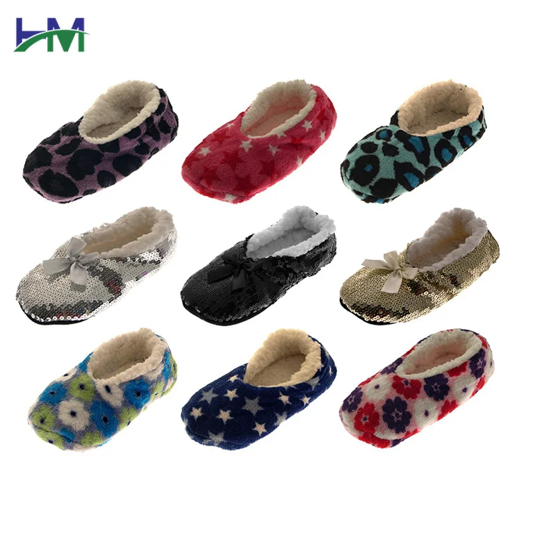 HM-A589, оптовая продажа, носки-тапочки для взрослых; Мокасины; Модные вязаные тапочки женская обувь на резиновой подошве для маленьких детей; Носки с резиновой подошвой для взрослых; Носки-Тапочки