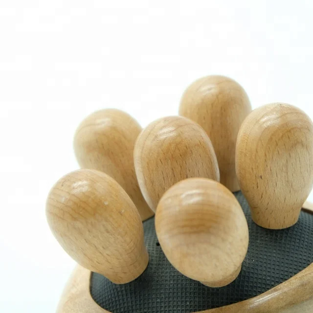 Customized Design! Heart-shaped Wooden Pin Massage Style No. LD-AMQ-B