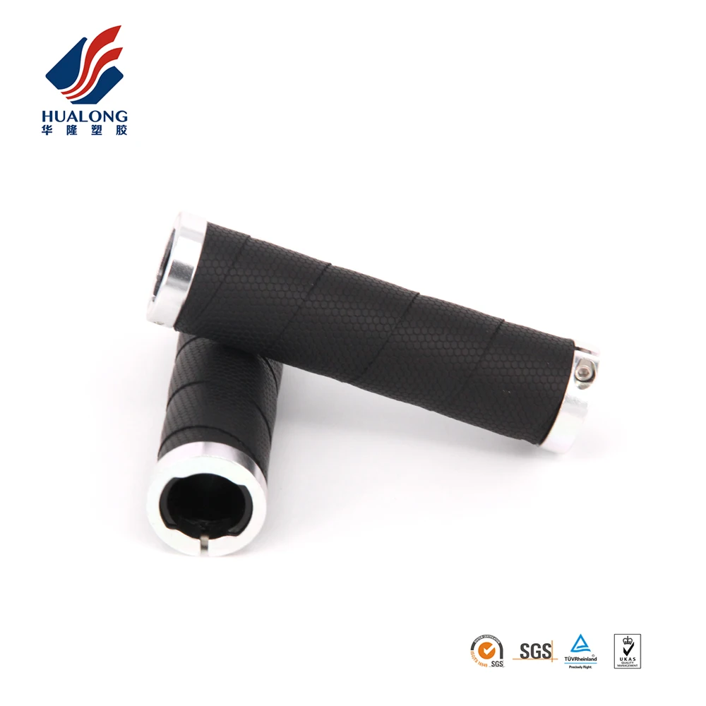 Ningbo HUALONG HL-G215E two sides locking mtb lock on grips with PU bar tape