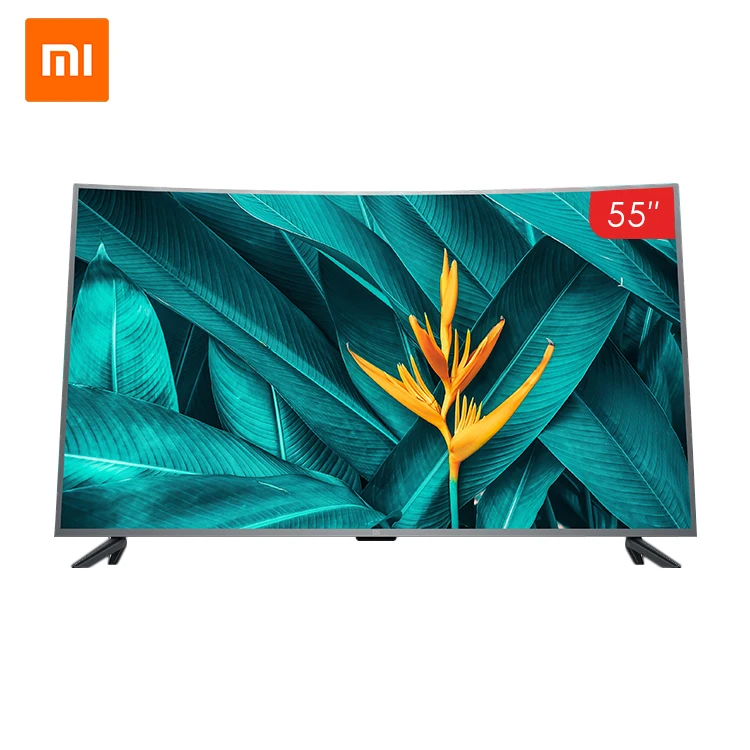 New Model Cheap Chinese Xiaomi TV 55 Curved TV 4K Mi Digital Big Screen HD LCD Smart TV Remote Control 2GB RAM 8GB ROM
