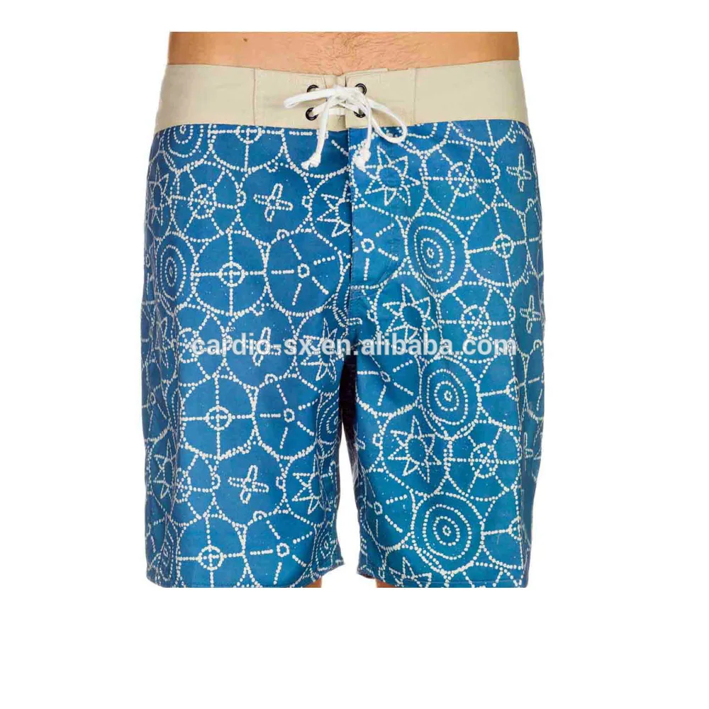 
Spain star print bermudas para hombre custom logo 100 polyester shorts for wholesale 