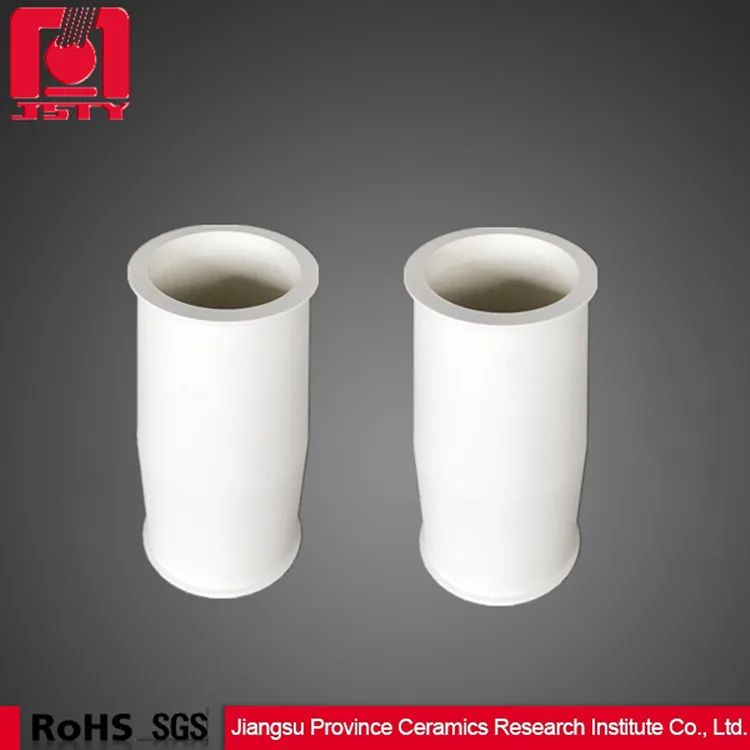 99 Al2o3 bulge pipe alumina ceramic tube using isostatic press