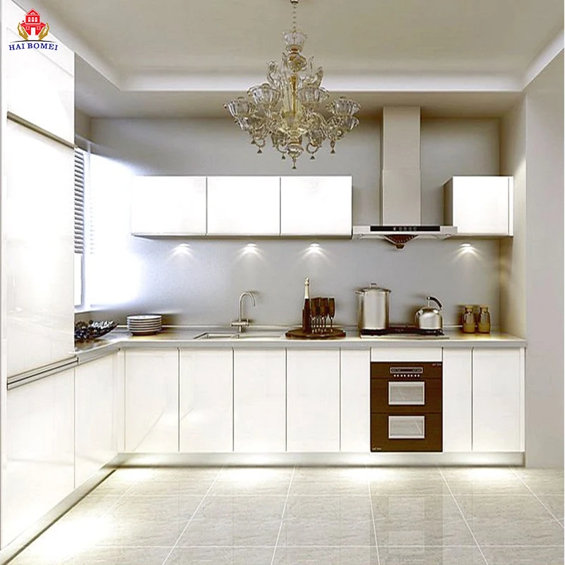 Latest Modern Aluminum Cabinet Modular Kitchen