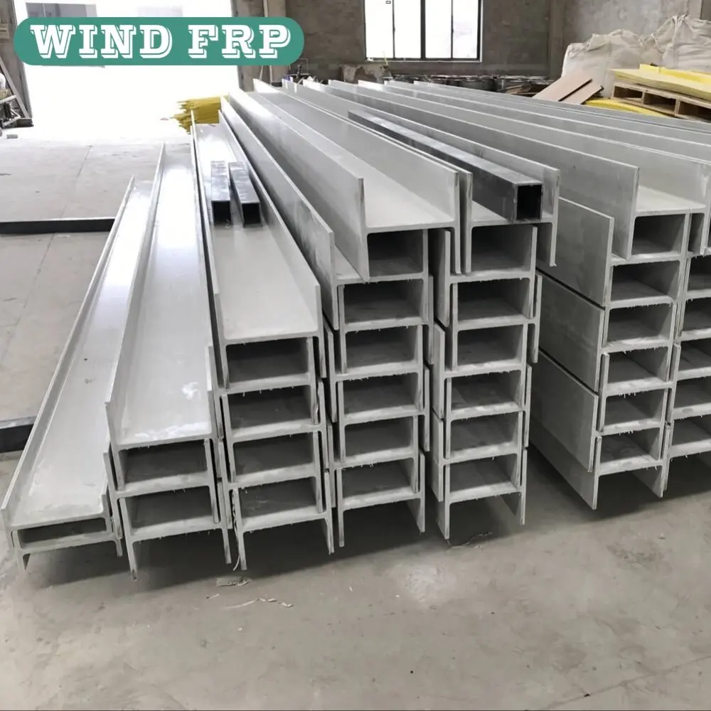 Pultruded Fiberglass I beam profile