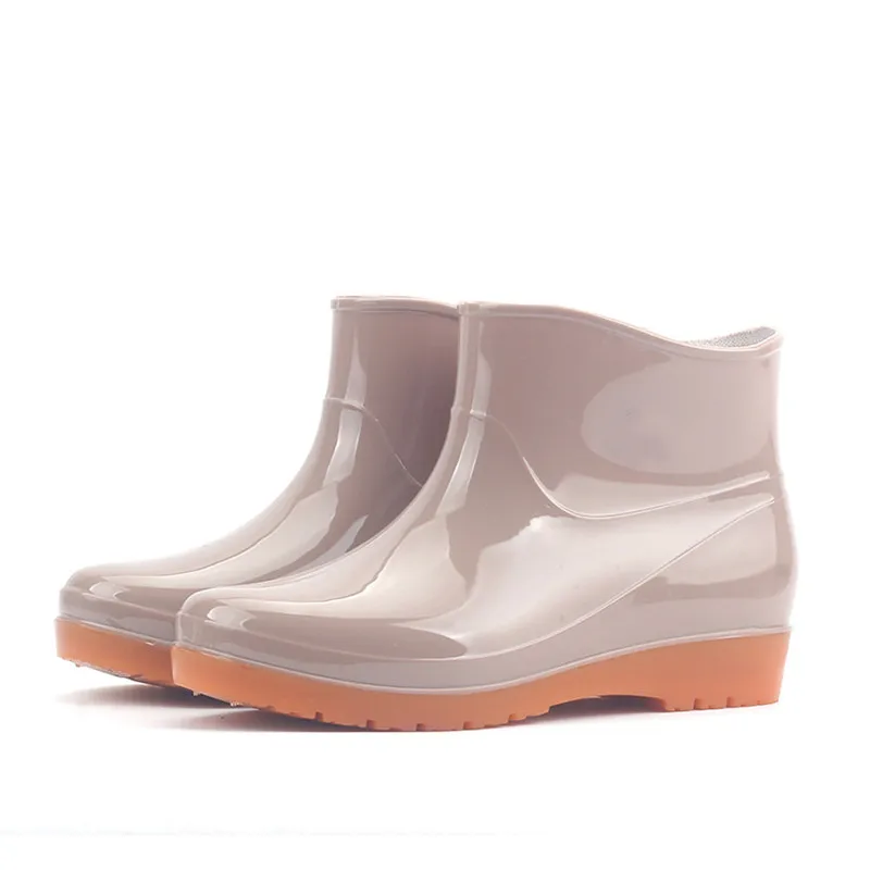 Wholesale Customized Waterproof Non Slip Custom Logo Special Purpose bota de lluvia para mujer Women Rain Shoes PVC Safety Boots
