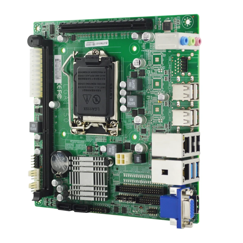 
EIP EITX-7560 Lga 1150 DDR3 Mini-ITX Embedded Motherboard with 2LAN Support Intel Core I7 I5 I3 Processors 