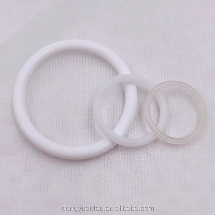 
Assorted size clear silicone rubber o ring with high qual 