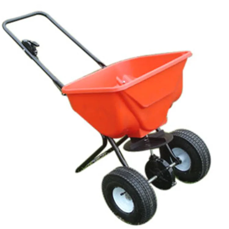 Custom Design Garden Hand Seed Spreader Cart Tractor Sower Organic Fertilizer Broadcast Seeder