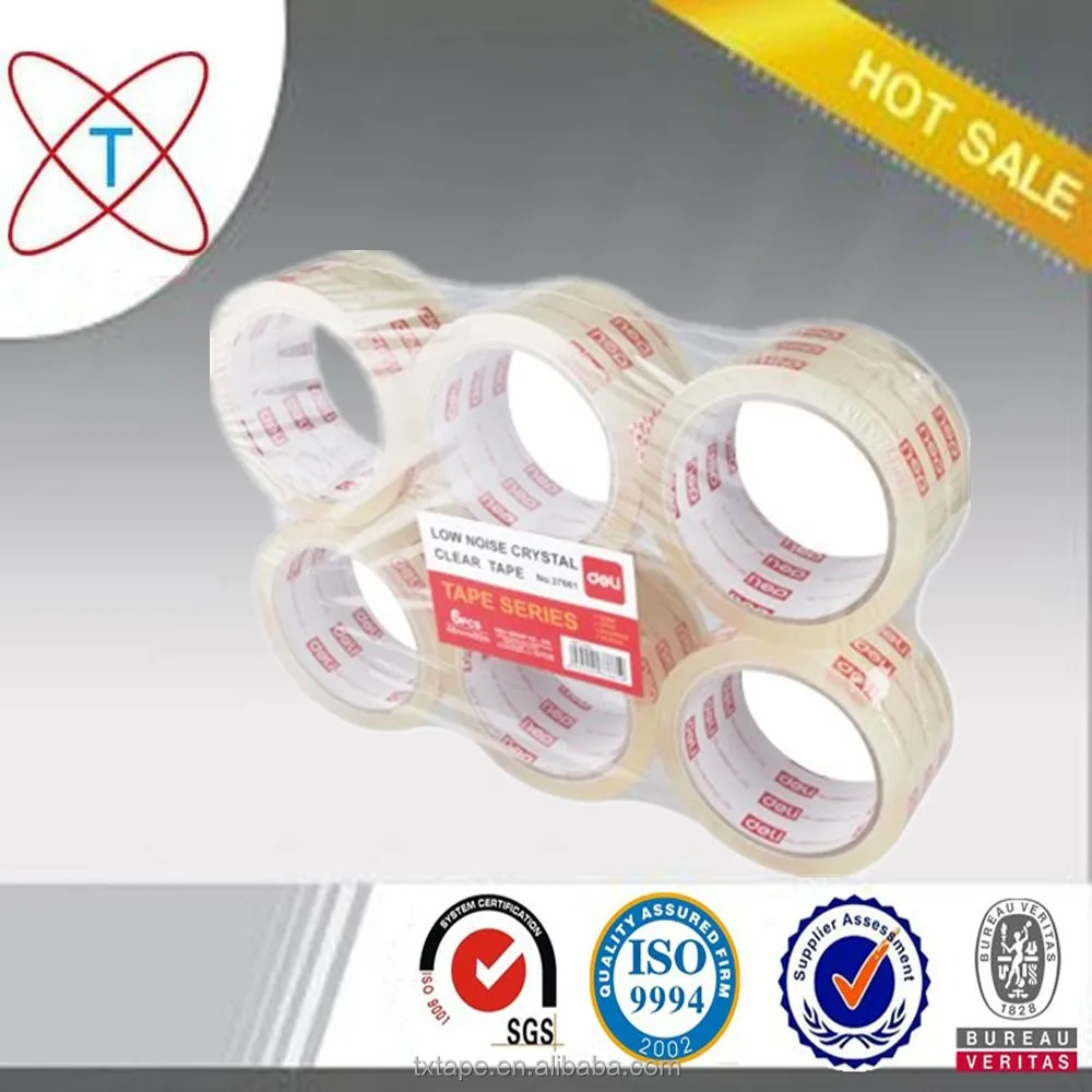 Acrylic Adhesive Pressure Sensitive  clear packaging tape Cello Tape BOPP tape with muti-color