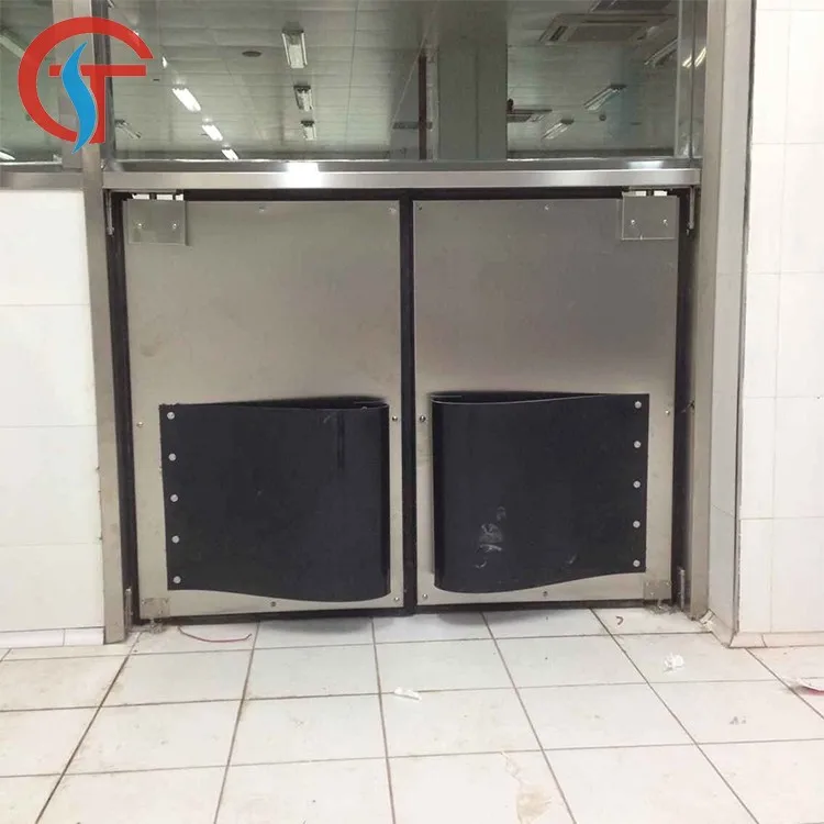 Stainless S/Steel Pu Insulated Impact Traffic Door