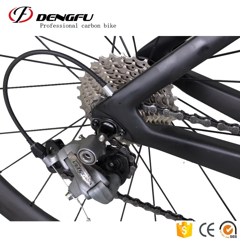 700C 6800 11S Wheels Aero Spokes carbon road racing bike DI2 UD matt BB86 DF05