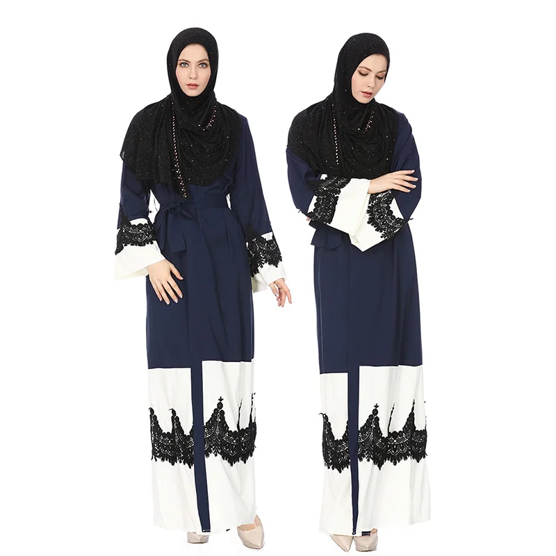 New Designs Women Cardigan Islamic Clothing Fashion Front Open Kimono Arabic Style Dubai Ladies Muslim Abaya