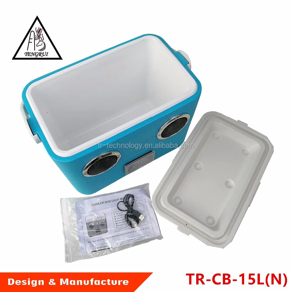 TR-Cooler box with Built-in FM Radio and bluetooth speakers,hielera alto rendimiento,ice chest sound
