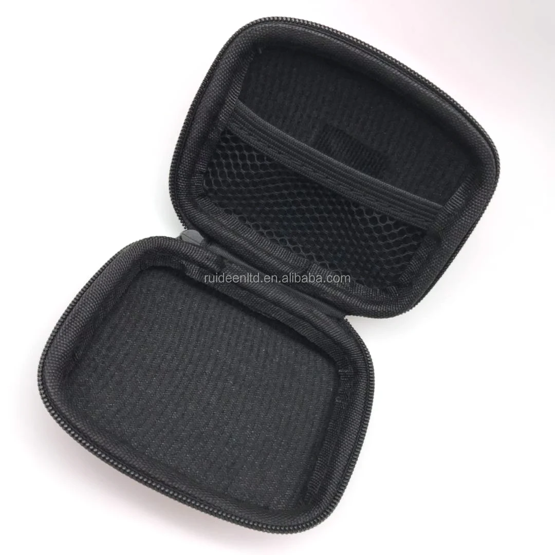 9.4*7.6*3.7CM Red 1680D Nylon Hard Shell EVA Case for Earbud Case (LZH-45)