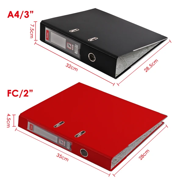 
Foska Stationery One Side PVC office Ring binder Lever Arch File 