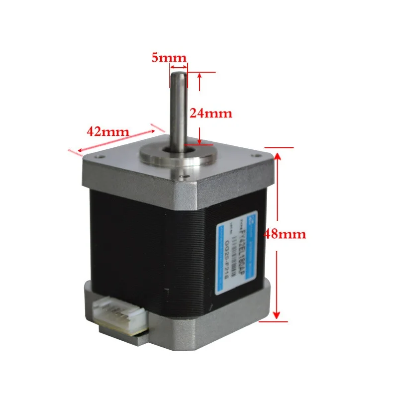 Nema17 шаговый двигатель 71,4 oz-в ЧПУ Nema 17 шаговый двигатель 1.8A