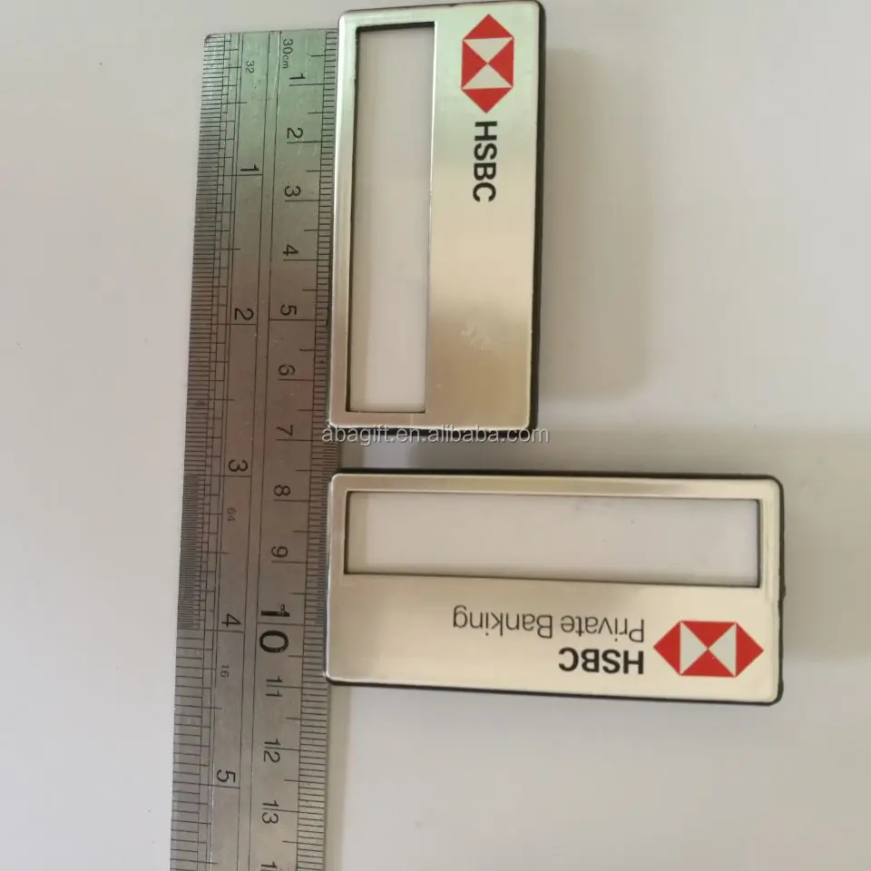 Screen print badge magnet with fix plate