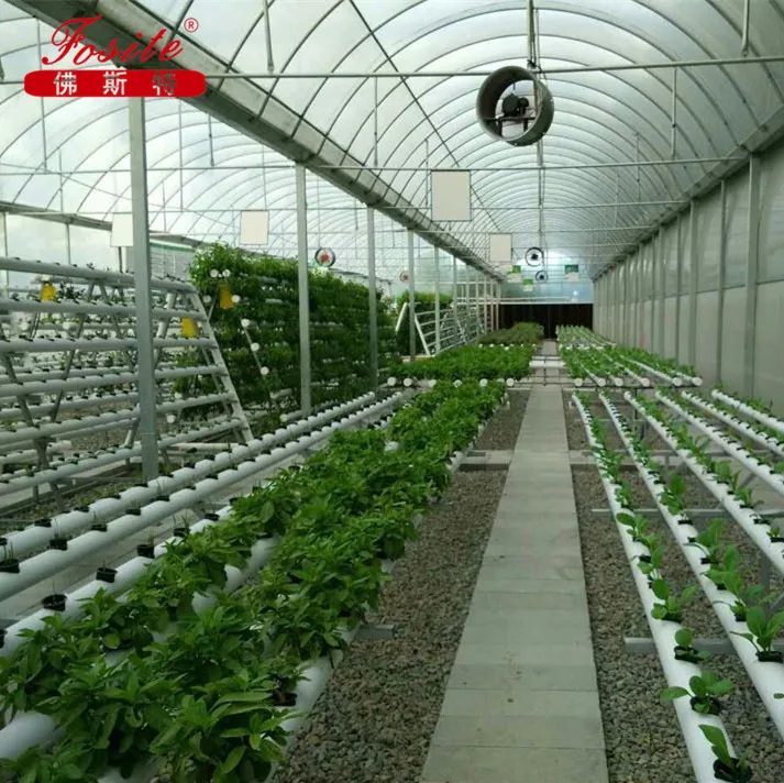 pvc hydroponic square tube for greenhouse/Plastic Hydroponic tube for planting vegetable