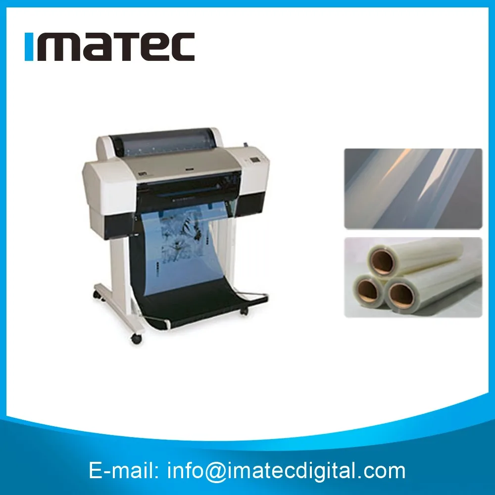 Translucent Waterproof Inkjet Film for Silk Screen Printing 100 micron PET Film