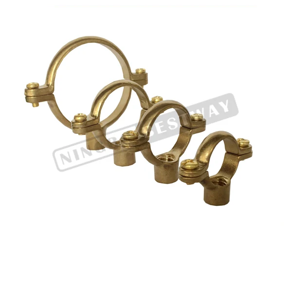 
Pipe Clips Brass Rapid Fix Single Ring  (60357430451)
