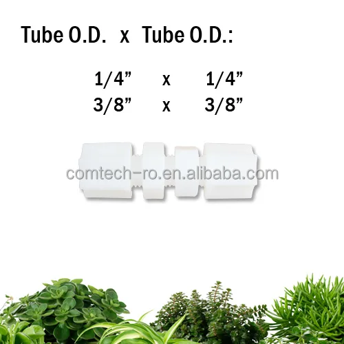 JACO Bulkhead Unions Connector RO Fitting 1/4 Inch or 3/8 Inch