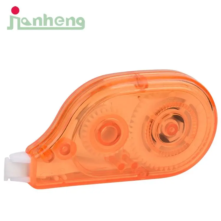 
China manufacturer new arrival round shaped plastic school stationery products white office supplies correction tape 