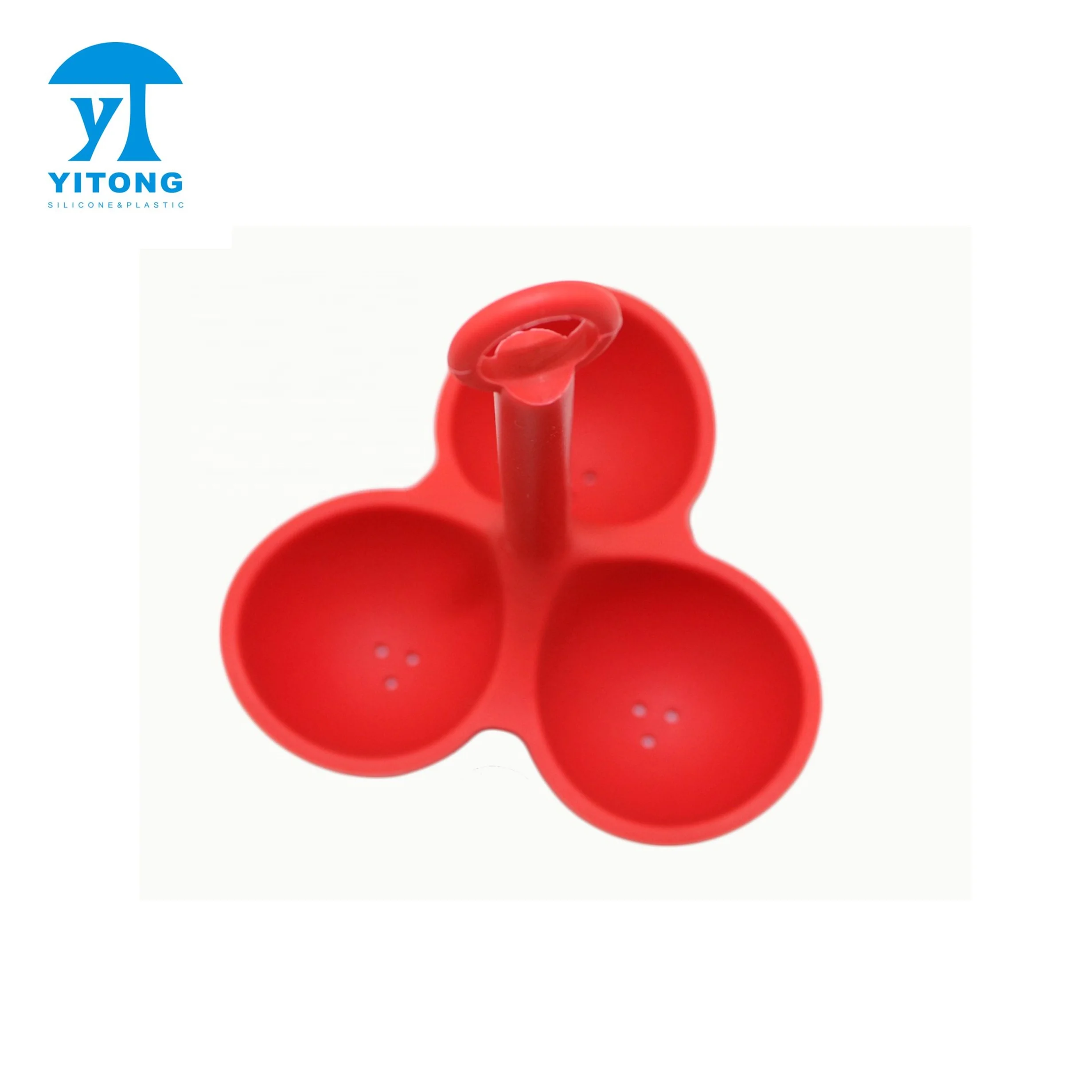 Food Safe Silicone Rubber Egg Poacher Boiled Egg Mold Silicone Perfect Poached Egg Maker - For Stove Top, Microwave and  Pot