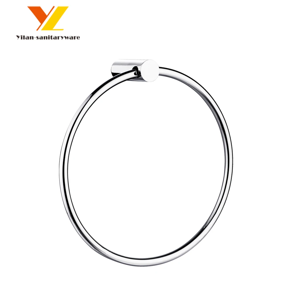 Элегантный дизайн настенных хромированные ванная комната двойной полотенцесушители латунь