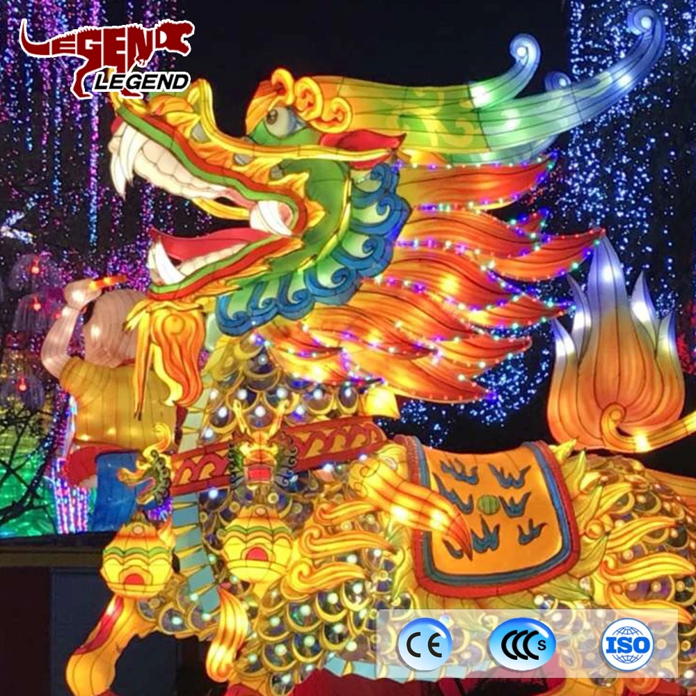 2018 Newest Chinese festival decoration vivid chinese dragon lantern