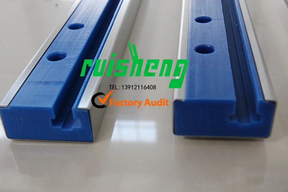 uhmwpe sliding conveyor guide rails/chain guide/uhmwpe plastic roller chain supplier