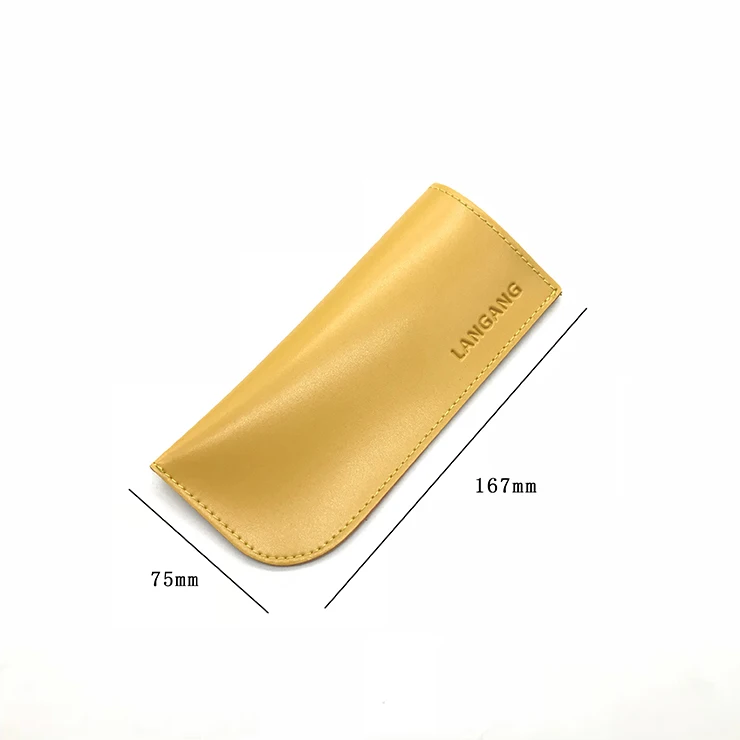 Unique eyewear case optical pouch leather bag