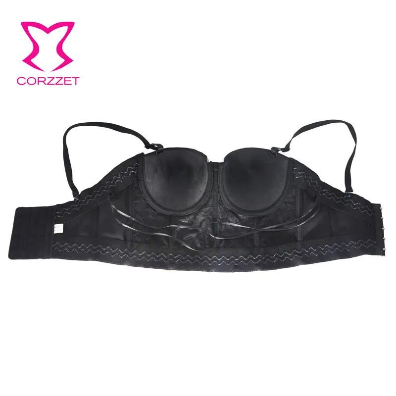 Corzzet Pink Lovely Corset Bra With Beading & Rhinestone Nightclub Party Bustier Women Performance Wear Crop Tops For Bigger Cup