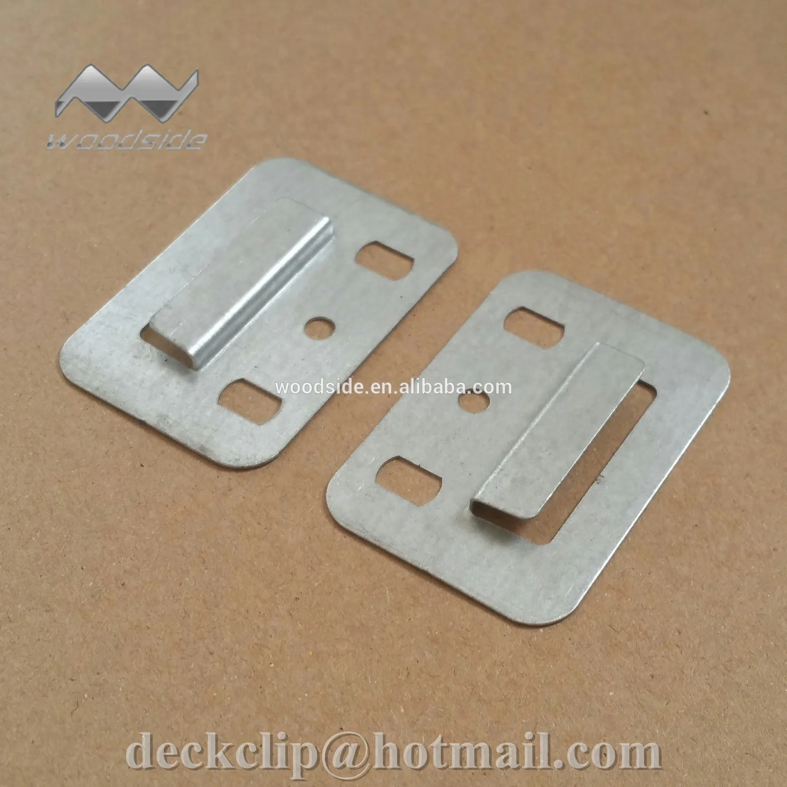 wall cladding clip, WPC/PVC/UV wall panel connect stainless metal clip