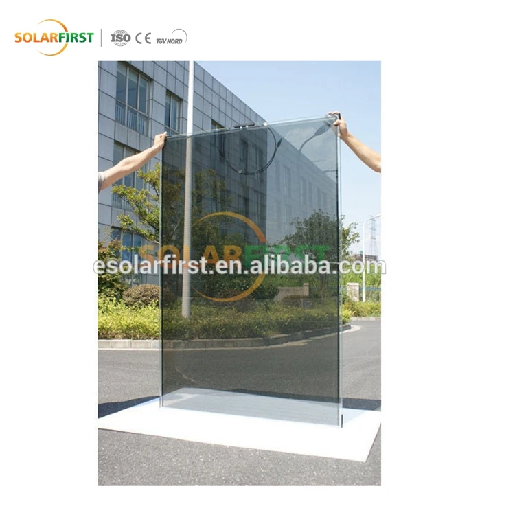 72W Thin Film Glass Solar Panel 10% Transparent