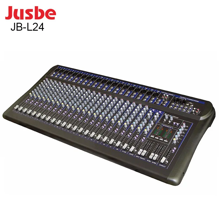 JUSBE JB-L24 professional+audio%2c+video audio interface 24 channel Large Dj sound System Mixer Console