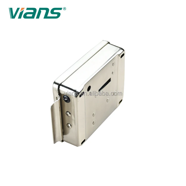 No mechanical collision electric rim lock with double cylinder remote door lock
