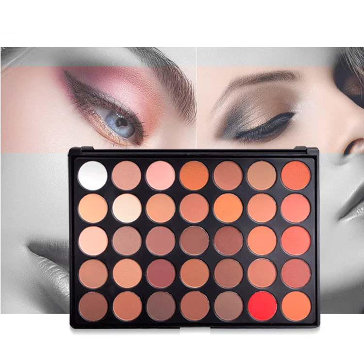 
Wholesale Newly makeup cosmetics matte 35 color naked eyeshadow palette private label 