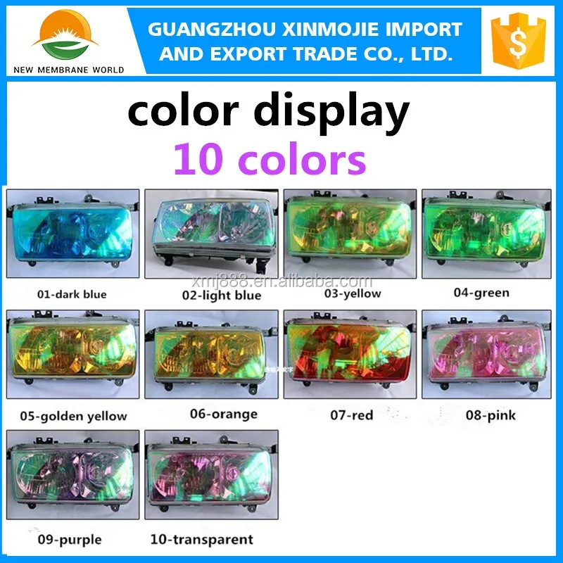 Auto Light Color Change Vinyl Film/Chameleon Headlight Foil
