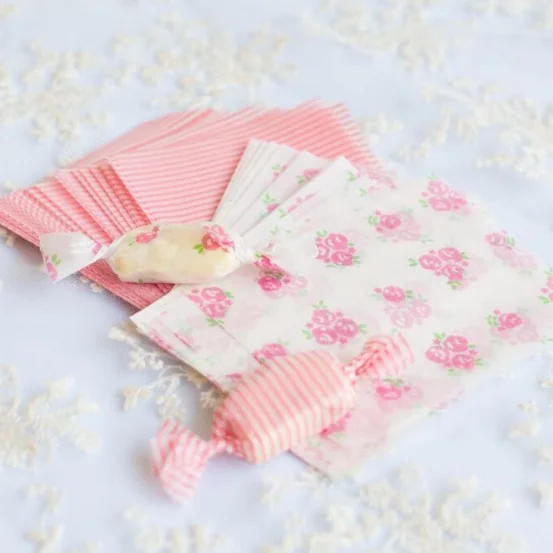 Printed Wax Coated Paper For Candy Wrapper