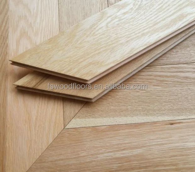 natural oiled chevron oak engineered parquet flooring