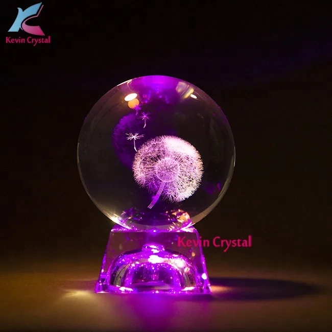 K-6007 image cube wholesale quality K9 3d crystal ball